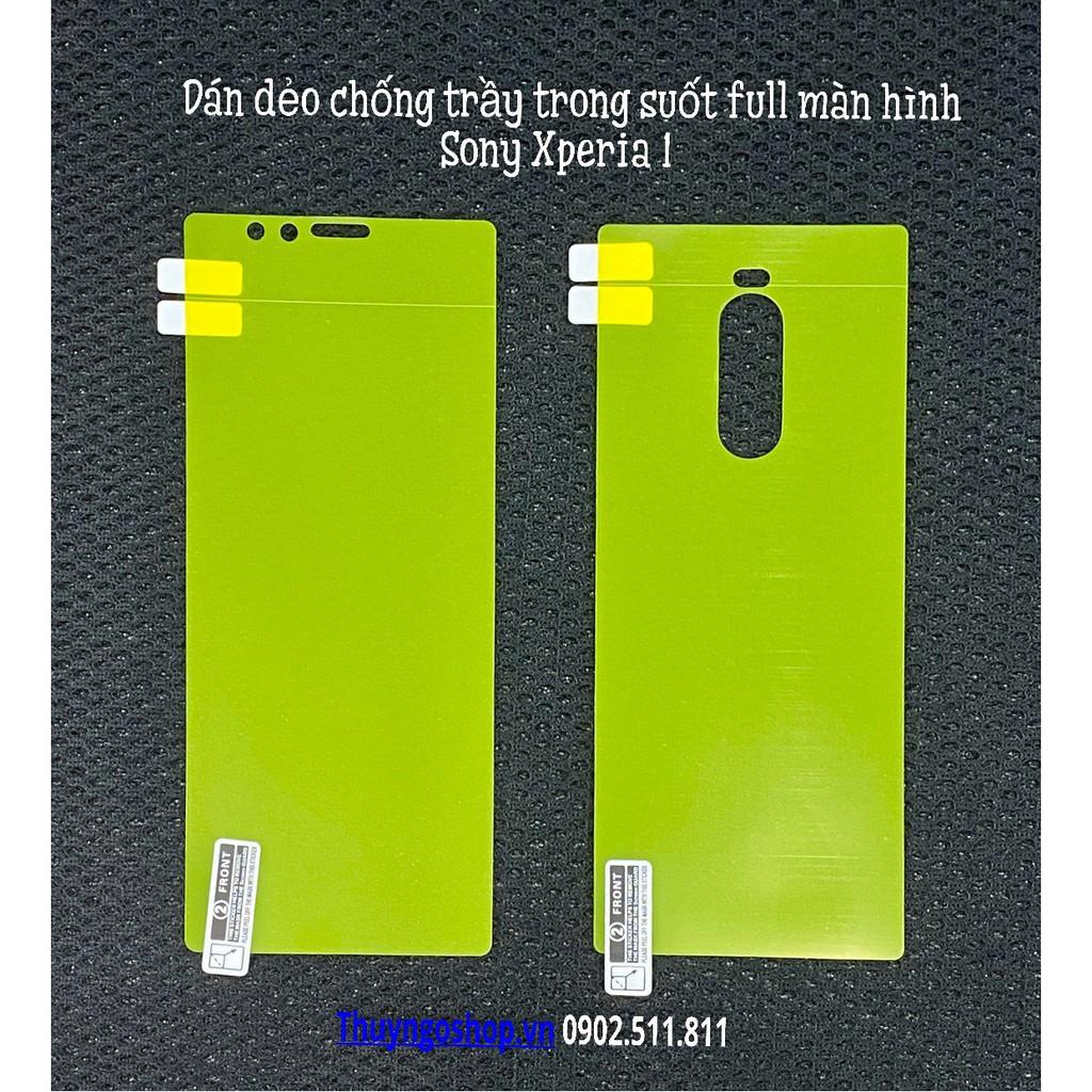 Dán dẻo trong suốt chống trầy Sony Xperia 1 / Xperia 5 / Xperia 1 Mark II