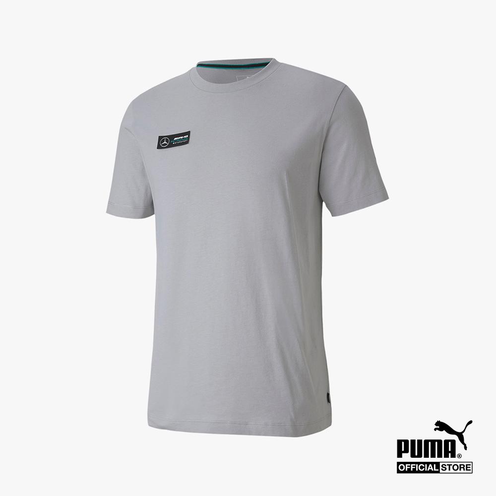 PUMA - Áo thun thể thao nam cổ tròn tay ngắn Mercedes Graphic 596184-04