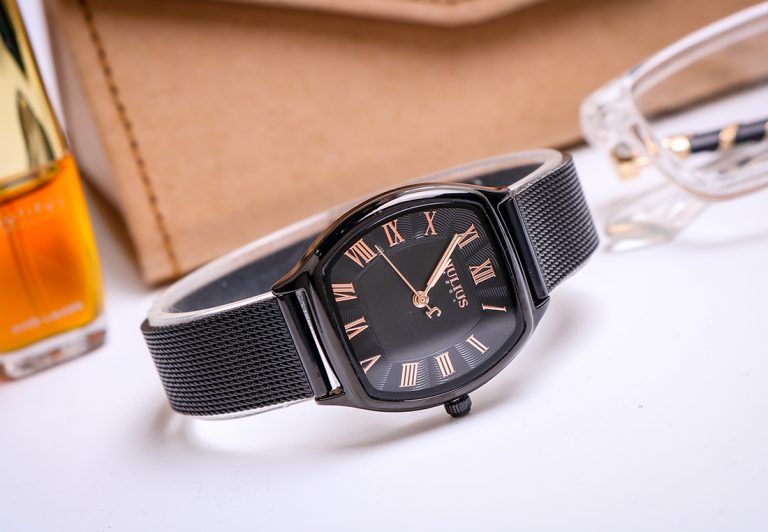 Đồng Hồ Nữ JA-1242D Julius Hàn Quốc Dây Thép