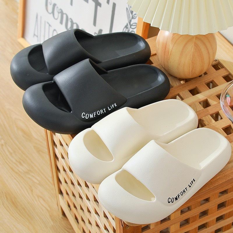 Dép bánh mì, dép nữ quai ngang bít mũi comfort life êm nhẹ chất liệu EVA - BM04