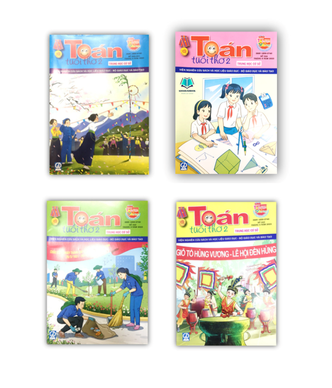 Sách - Combo Toán tuổi thơ 2 Trung học cơ sở