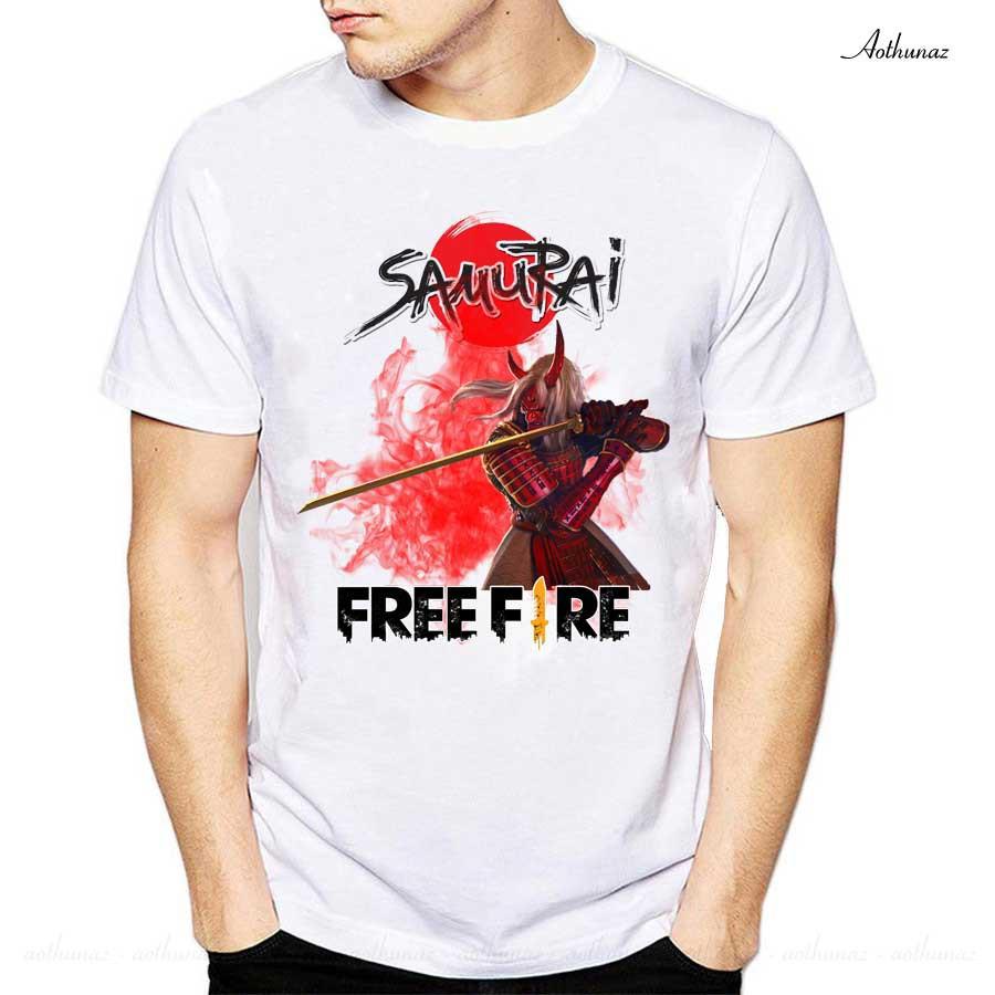 Áo phông SAMURAI Japanese in hình Zombie Free Fire