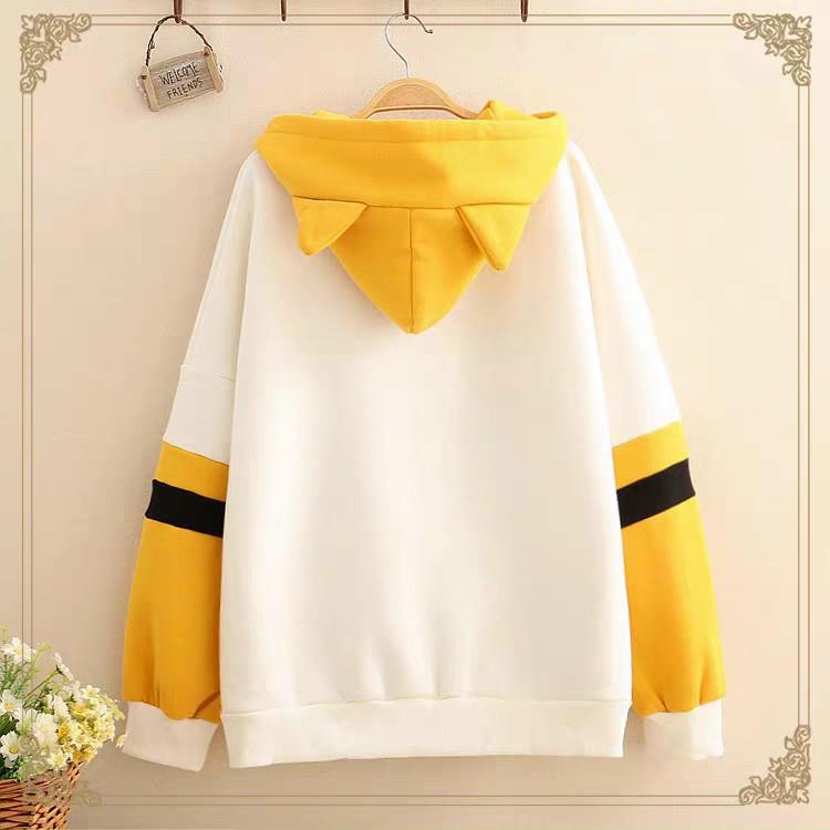 Áo Hoodie Unisex nam nữ, áo khoác nỉ hình mèo cute