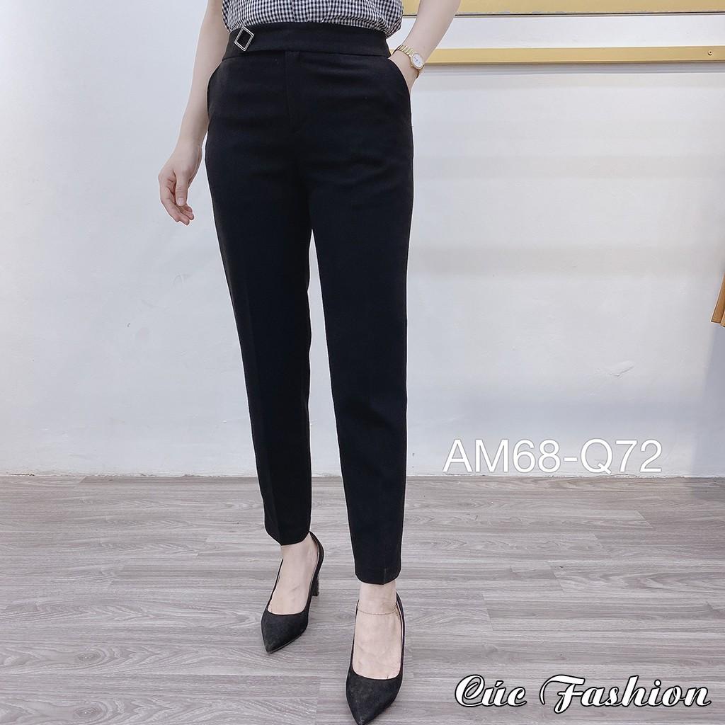 Quần baggy nữ công sở cao cấp Cúc Fashion Q30 Q72 quần bagy móc thoi