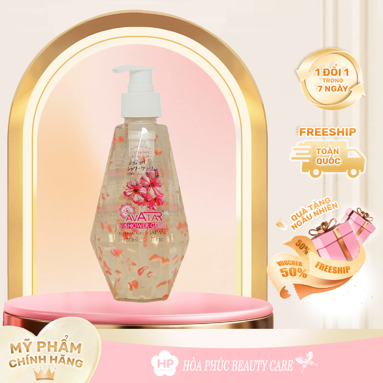 Sữa Tắm Nước Hoa Tươi Jojoba Avatar Shower Gel (Chai 350ml)