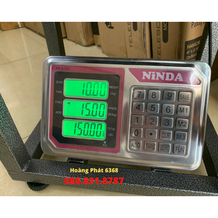 Cân ghế điện tử NiNDA AD6 cân tối đa 150kg. Bảo hành 2 năm