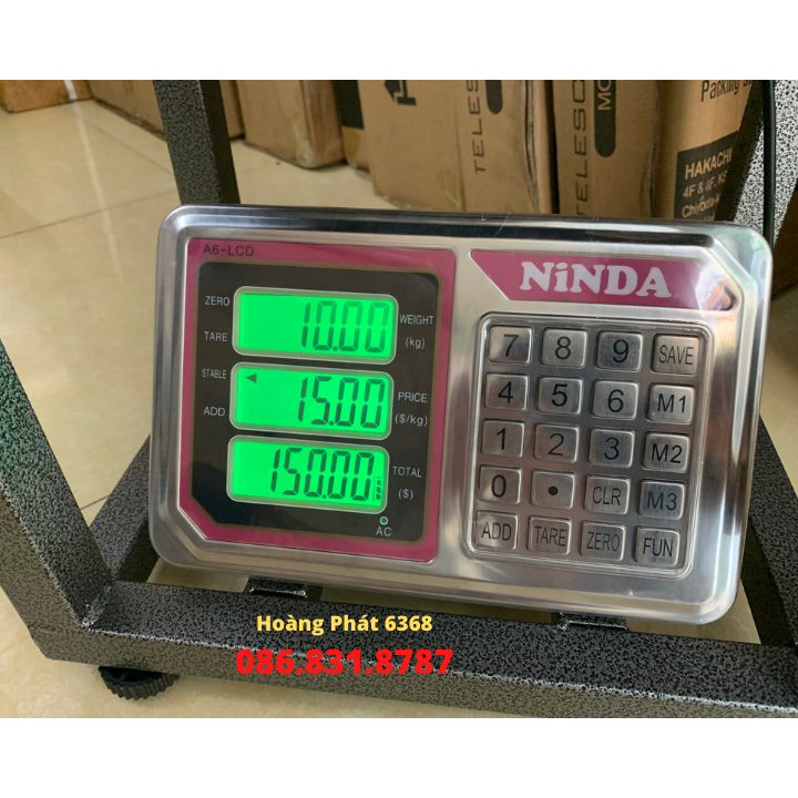 Cân Điện Tử Cân Hàng 300kg NINDA AD6_300. Cân Ghế Điện Tử NINDA Nhật Bản