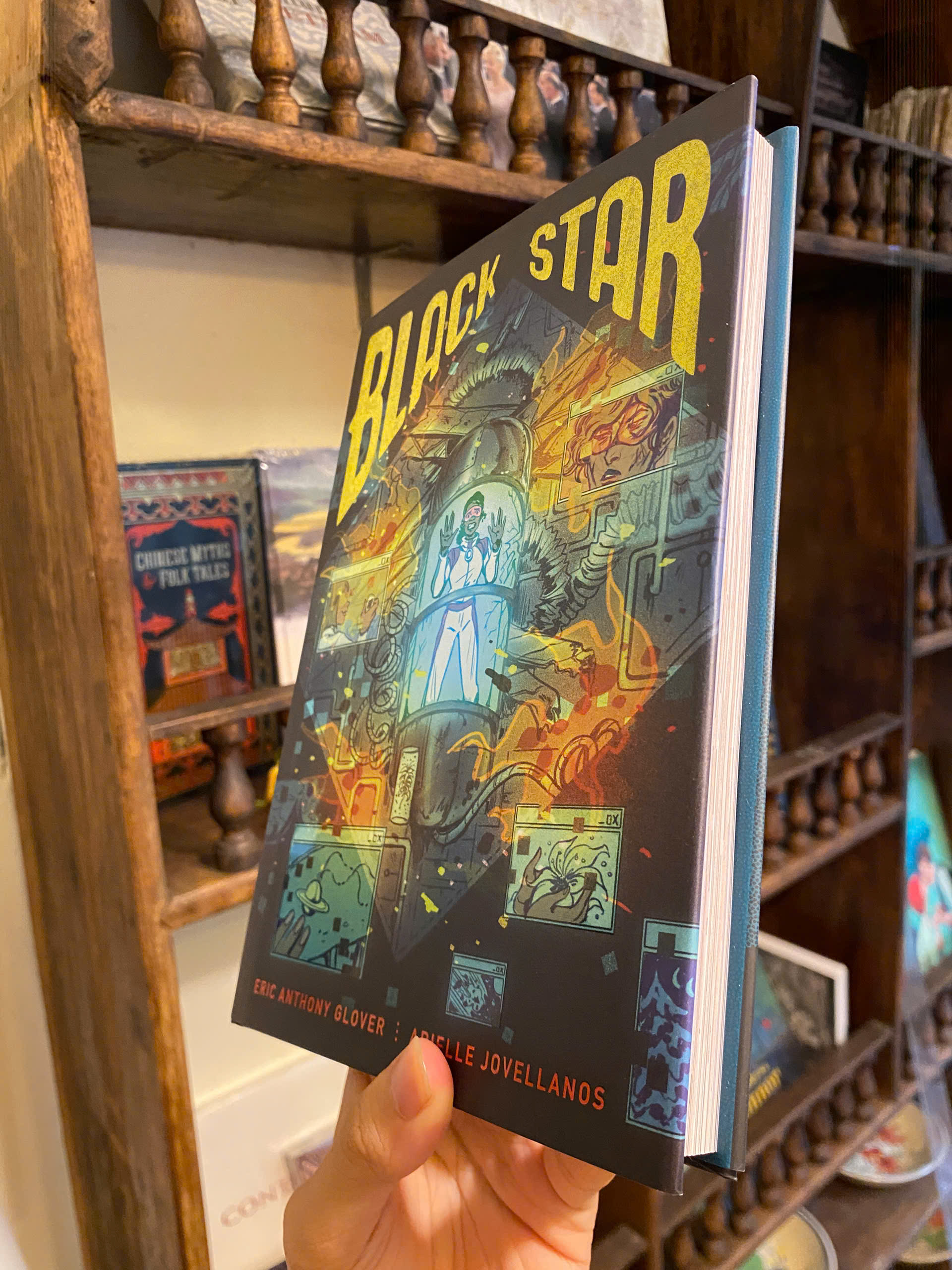 Sách - Black Star by Eric Anthony Glover | Science Fiction Graphic Novel | English Comics Book