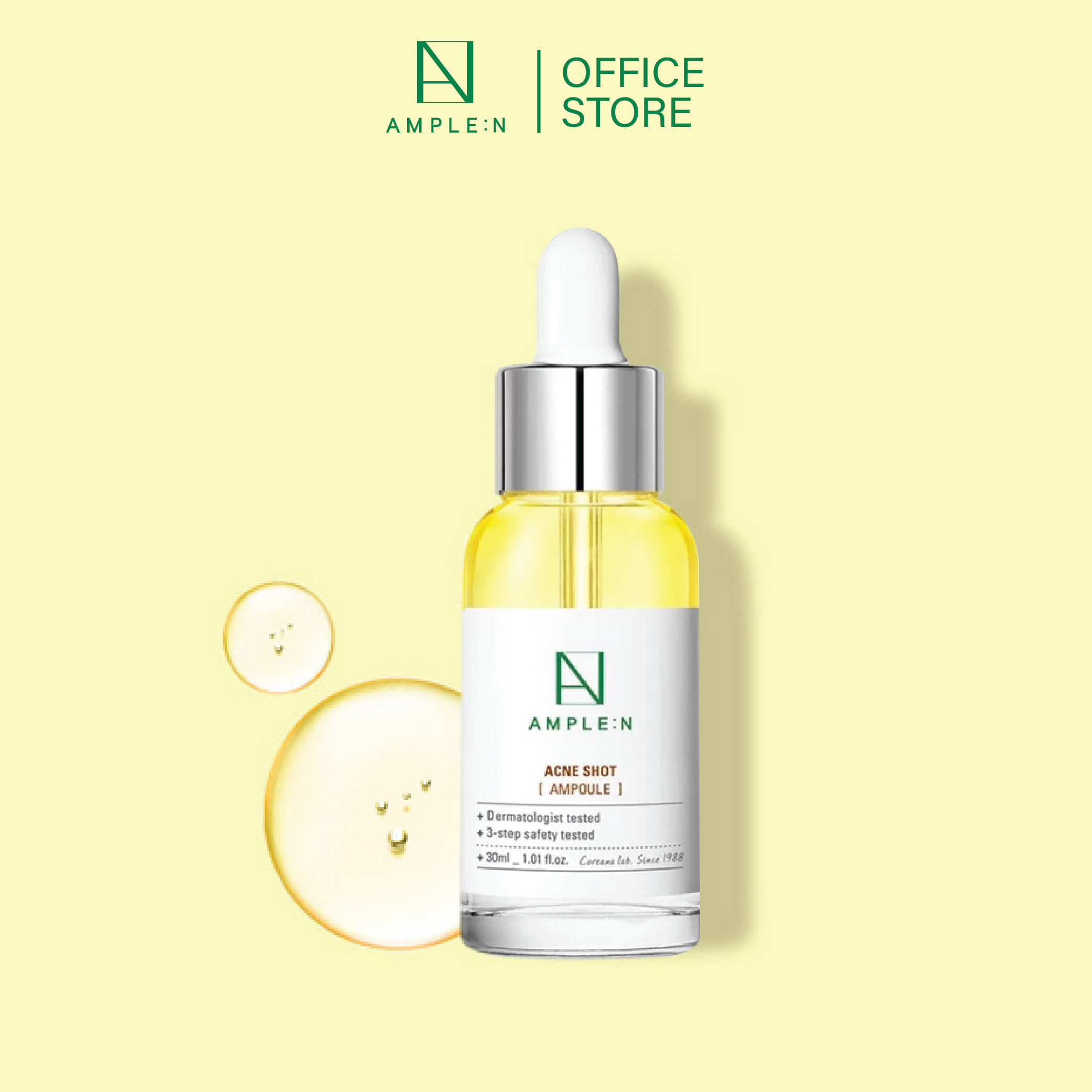 Tinh chất dưỡng da mụn AMPLE:N Amplen Acne Shot Ampoule 30ml