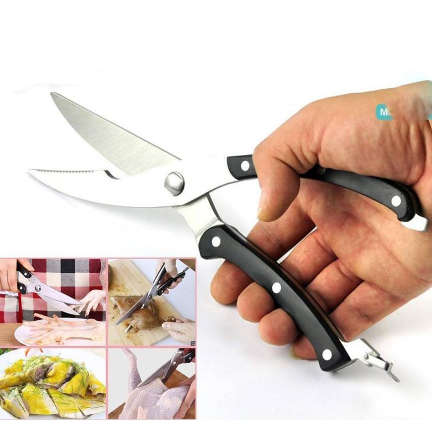 Kéo Làm Bếp Đa Năng Siêu Phẩm Nội Địa Nhật SK5 Siêu Sắc, Kéo Cắt Gà, Cắt Vịt, Cắt Thịt Các Loại