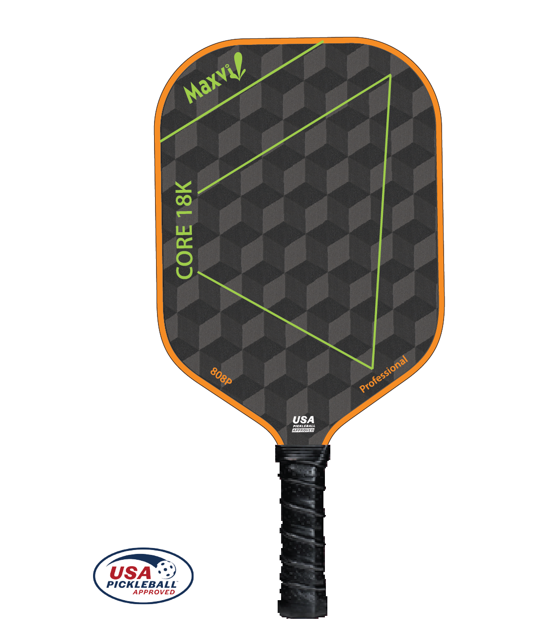 VỢT PICKLEBALL CORE 18K - MẶT VỢT SỢI 18K ĐAN LƯỚI TRUYỀN LỰC TAY DÀNH CHO NGƯỜI CHUYÊN NGHIỆP