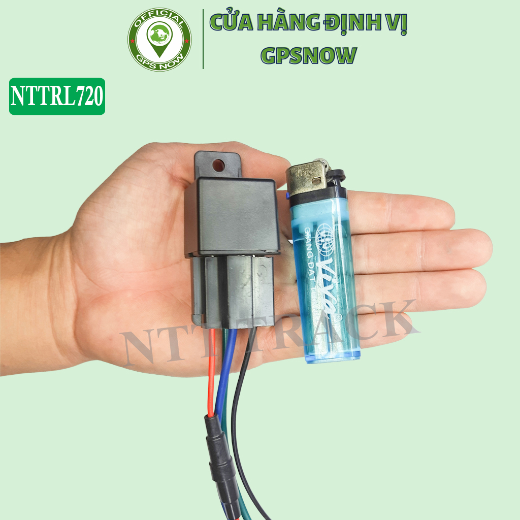 Định Vị Xe Máy Dạng Rơ Le NTTRL720