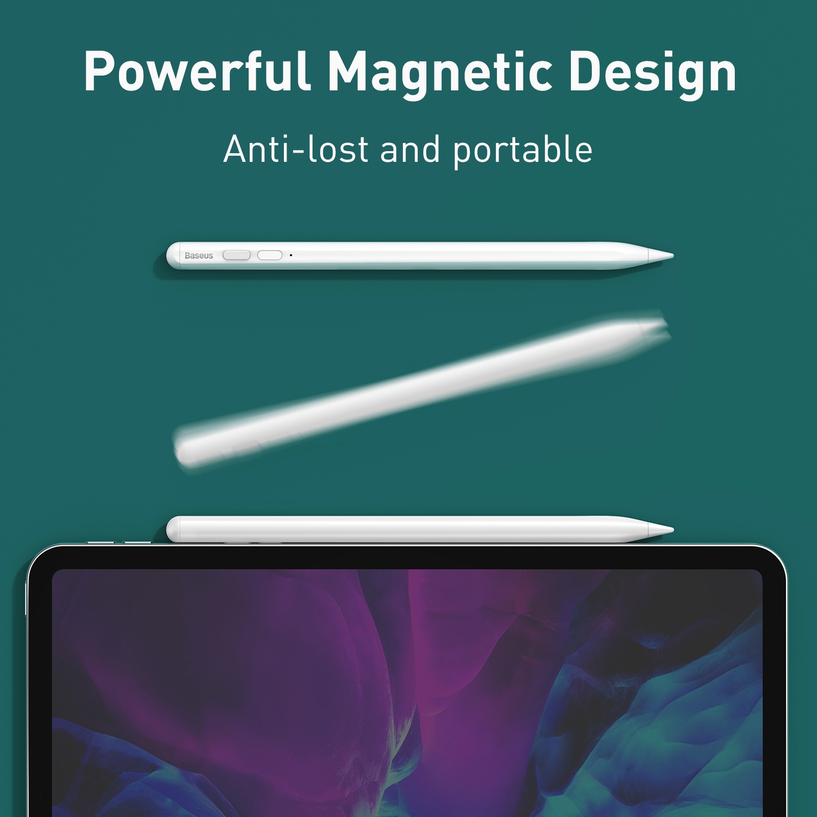 Bút cảm ứng Baseus Smooth Writing Capacitive Stylus dùng cho iPad Pro/ Smartphone/ Tablet Android (Active + Passive Version, Magnetic Adsorption, Tilt &amp; Strength sensitive) - Hàng chính hãng