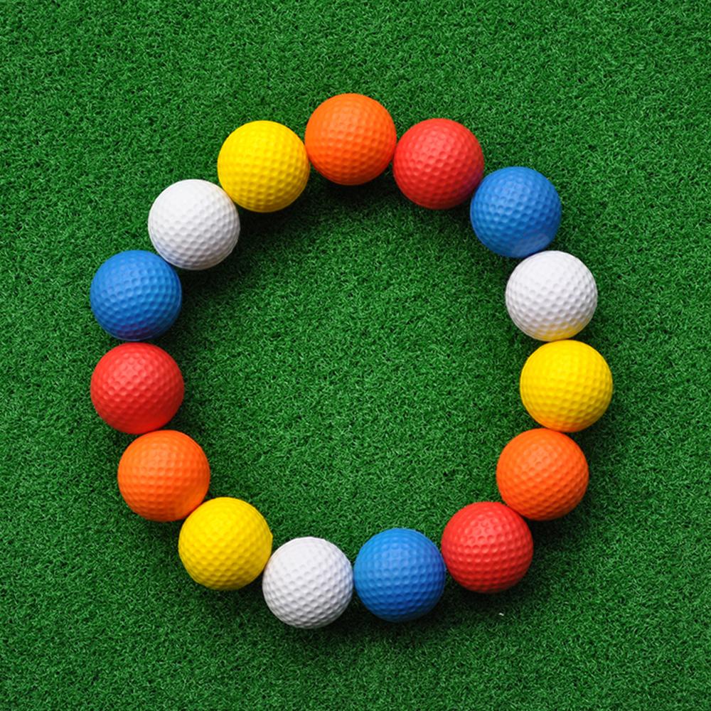 5PCS/Đặt bóng golf pu thực hành trong nhà thực hành bọt biển đu dây bài tập bóng huấn luyện trong nhà đào tạo bóng golf