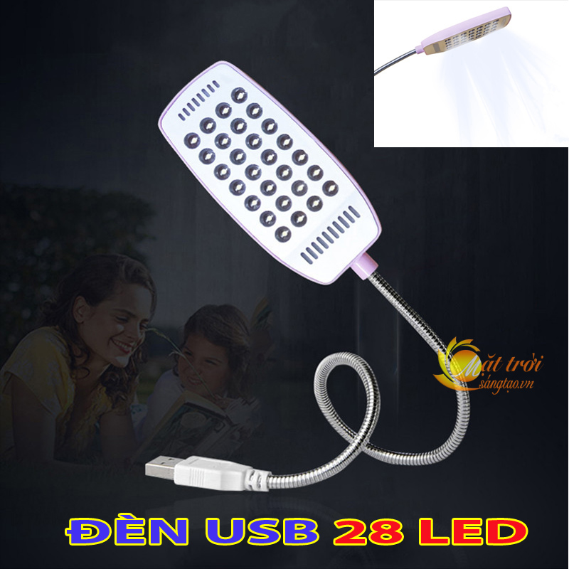 Đèn đọc sách, soi bàn phím laptop cắm USB 28 led