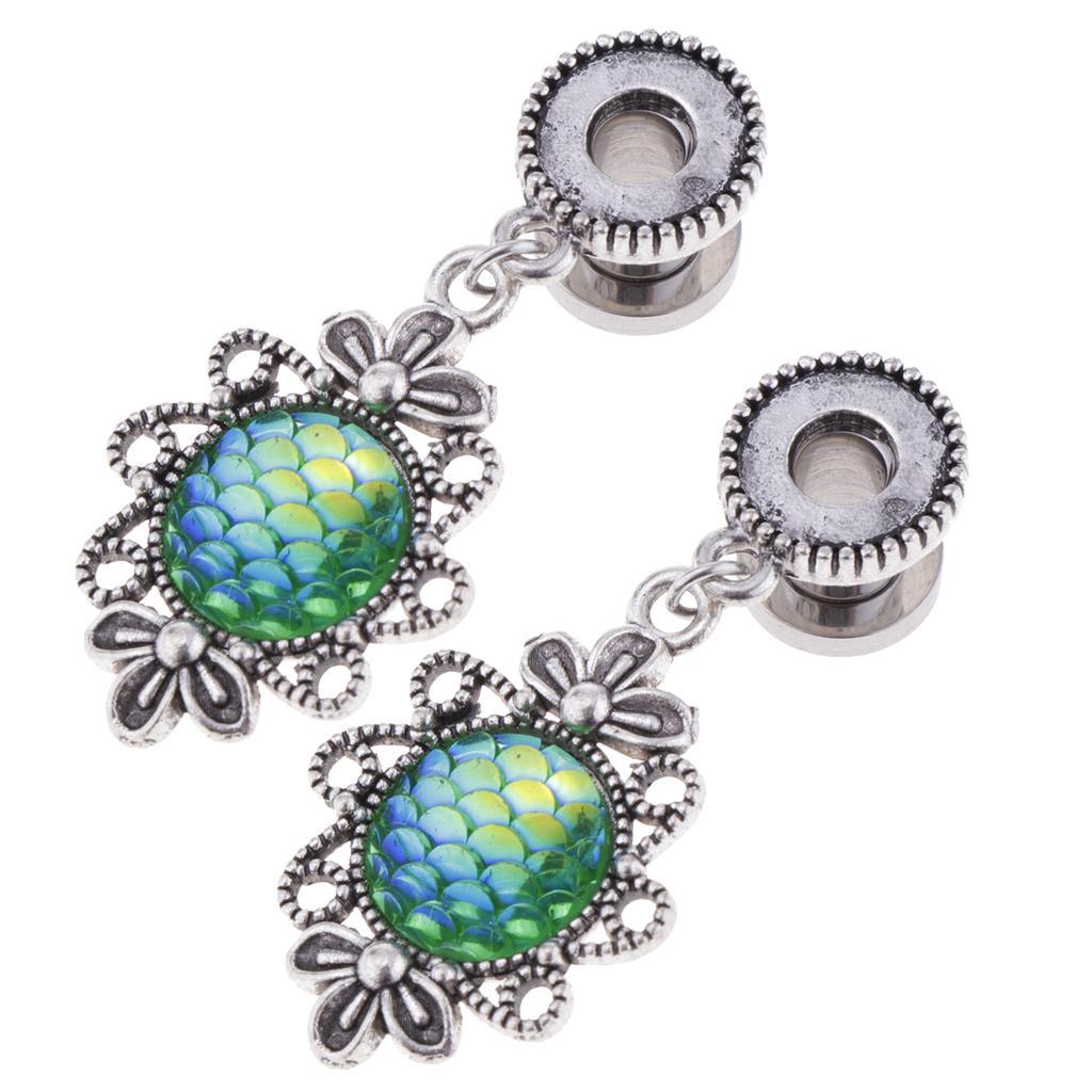 Stainless Tunnel Ear Expanders Body Piercings Pendant Accessories