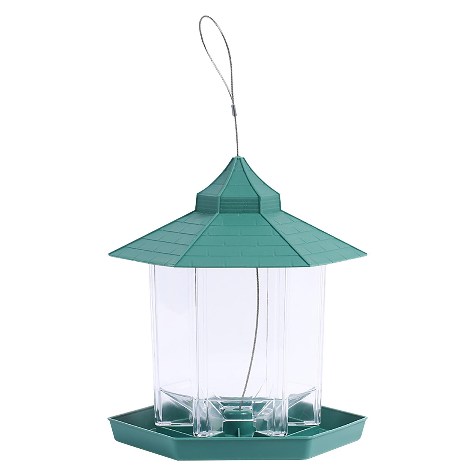 Máy cho chim ăn hình lục giác không thấm nước để thu hút các loài chim Trang trí sân vườn