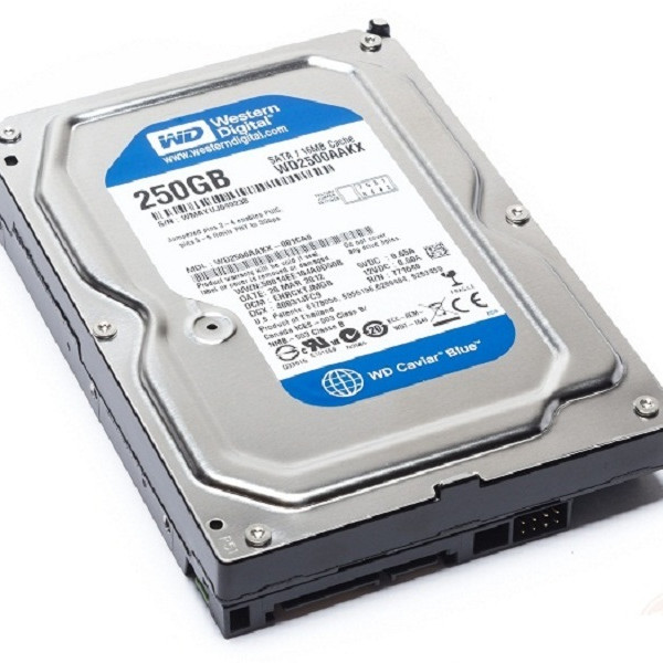 Ổ cứng HDD 250G Western SATA - Tặng Kèm Móc Khóa 4Tech - Hàng Nhập Khẩu.