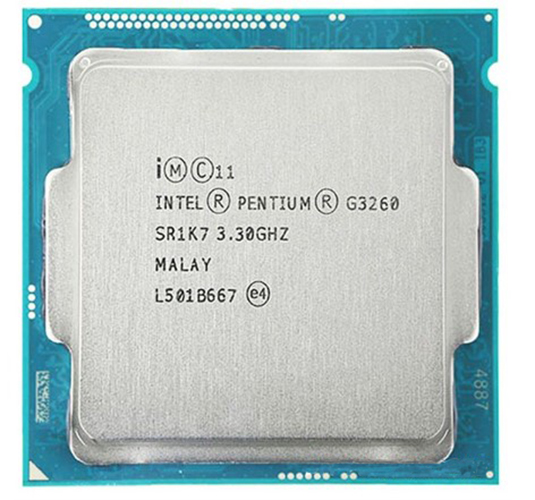 Bộ Vi Xử Lý CPU Intel Pentium G3260 (3.30GHz, 3M, 2 Cores 2 Threads, Socket LGA1150, Thế hệ 4) Tray chưa Fan - Hàng Chính Hãng