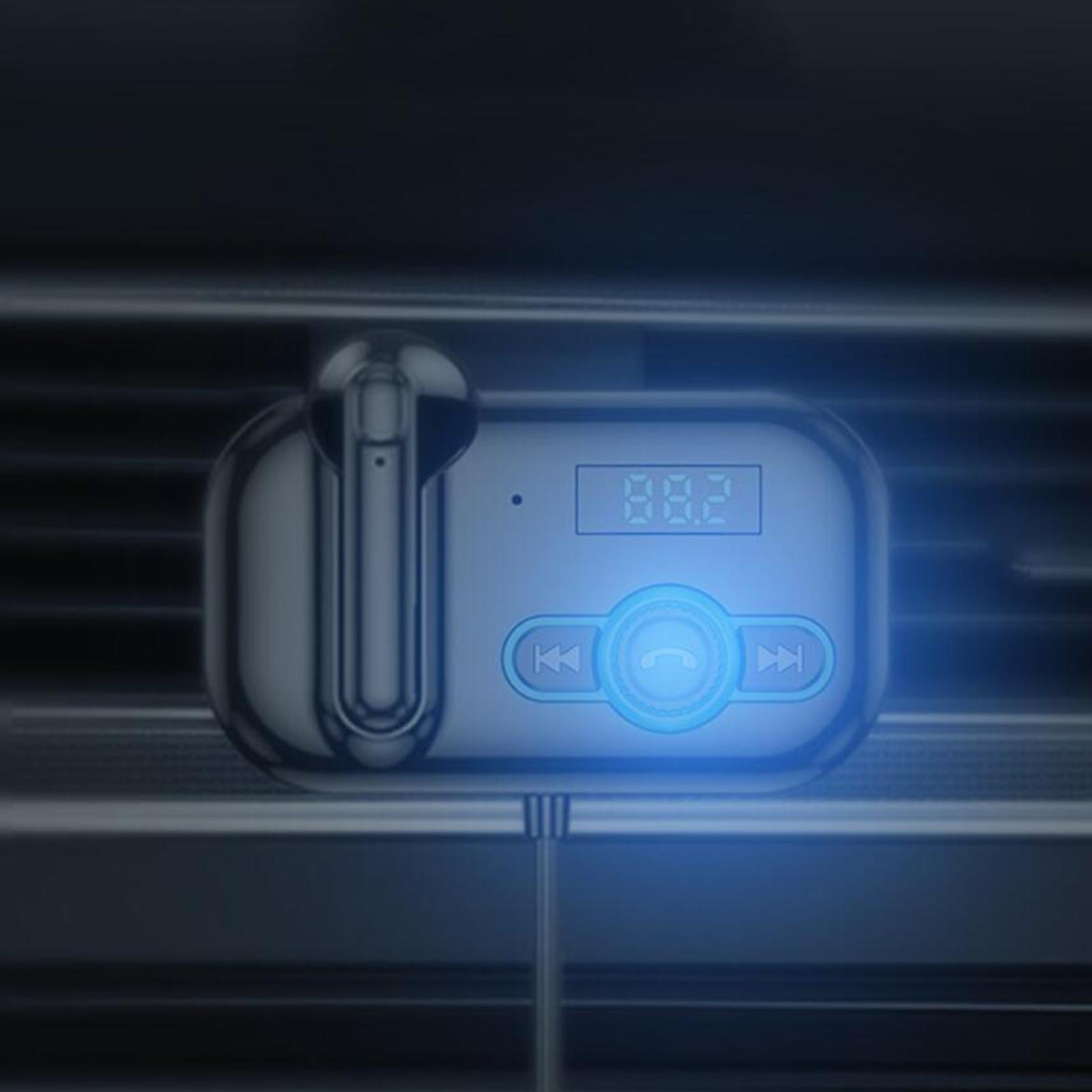 Car Charger Adapter FM Transmitter Wireless Hands-free HiFi MP3 Music Player