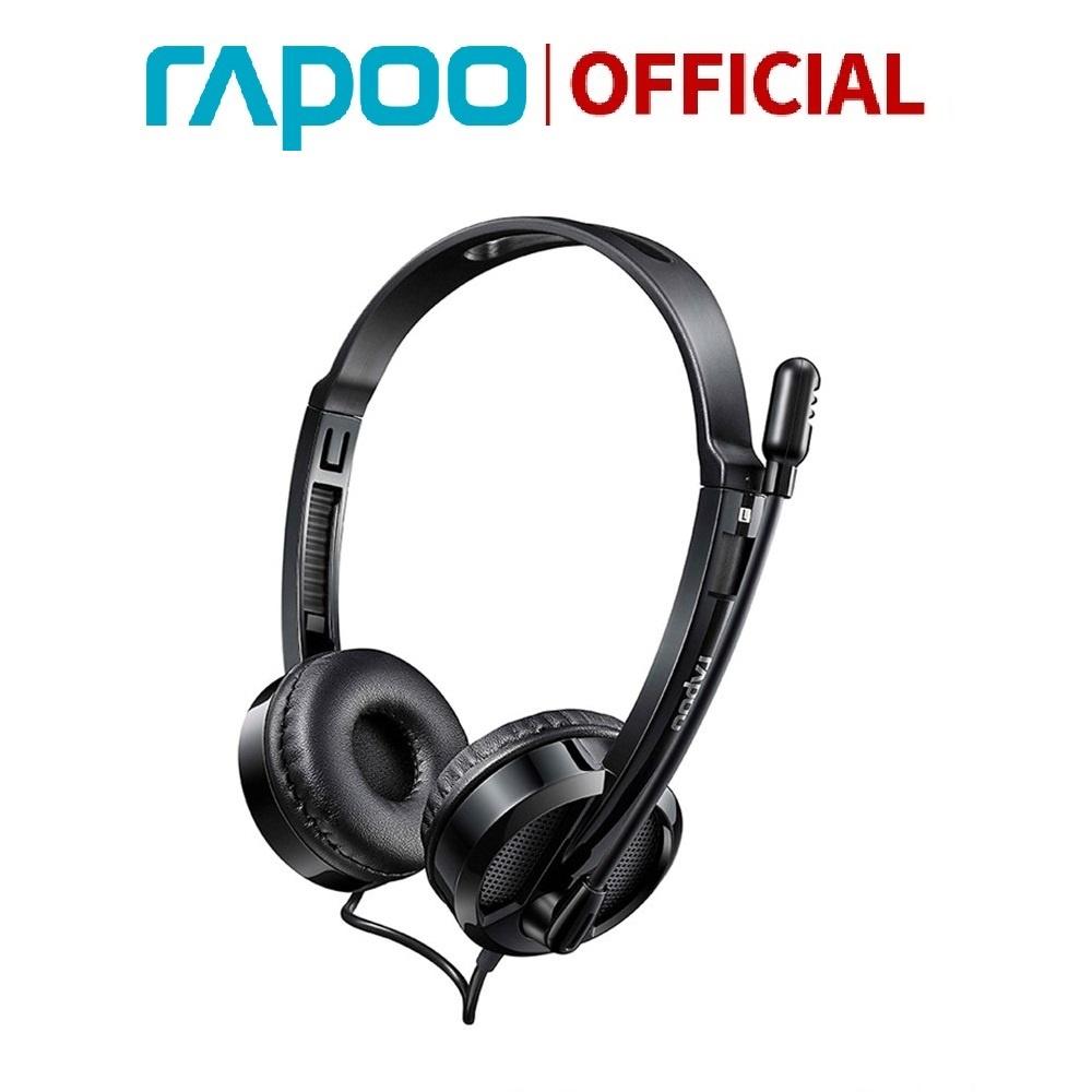 Tai nghe chụp tai On-ear Rapoo H120 - USB Stereo - Hàng chính hãng