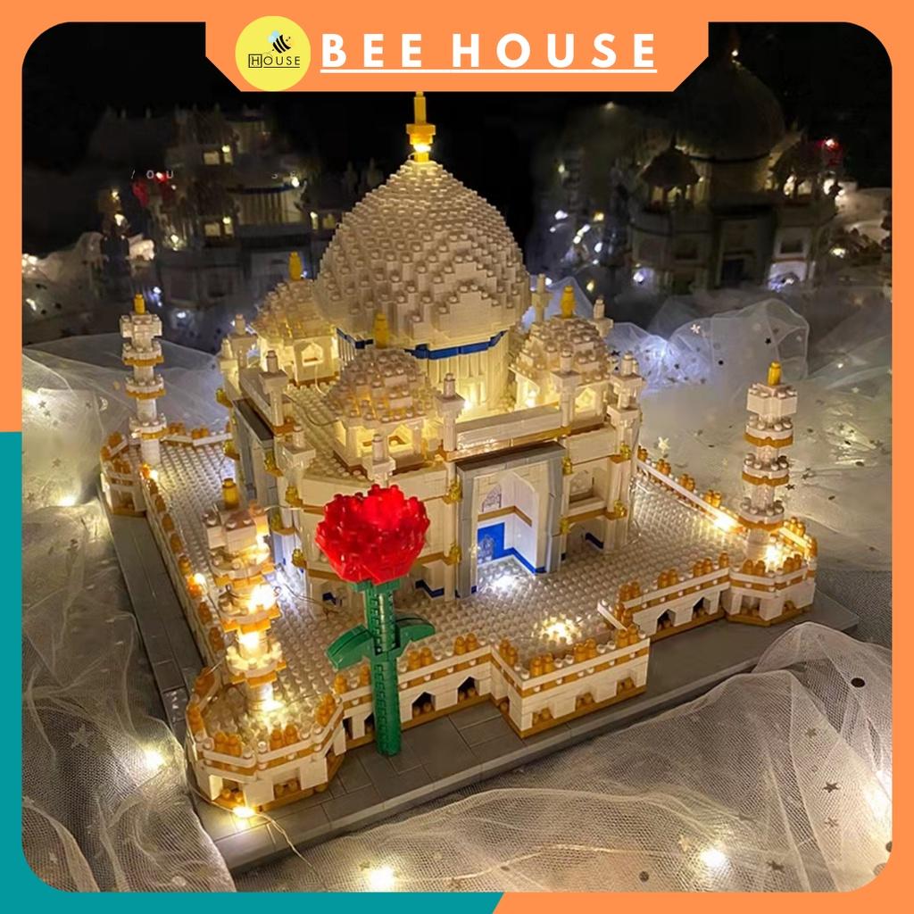 Đồ chơi decor mô hình kiến trúc thế giới lâu đài cung điện tajmahal