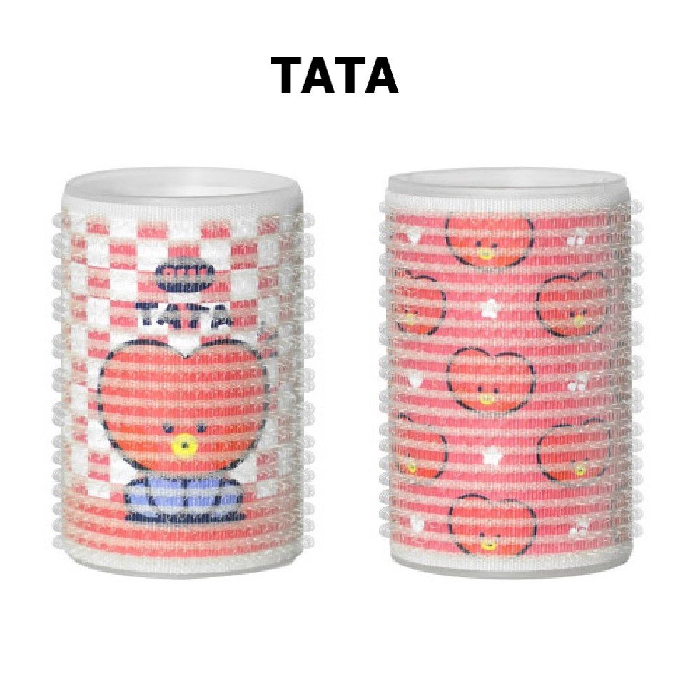 Lô quấn tóc BT21 minini Hair Roll  bộ 4 cái