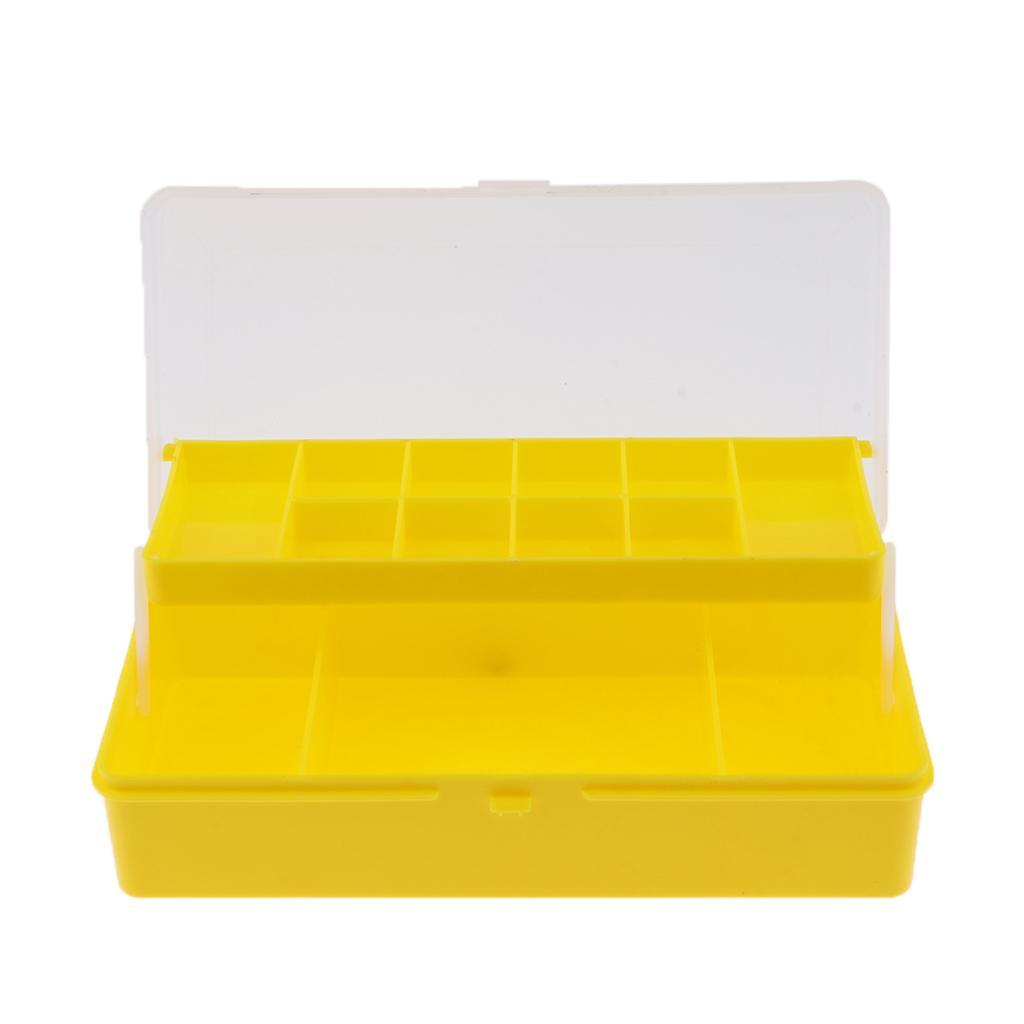 2-Tray Fishing  Box   Storage Container