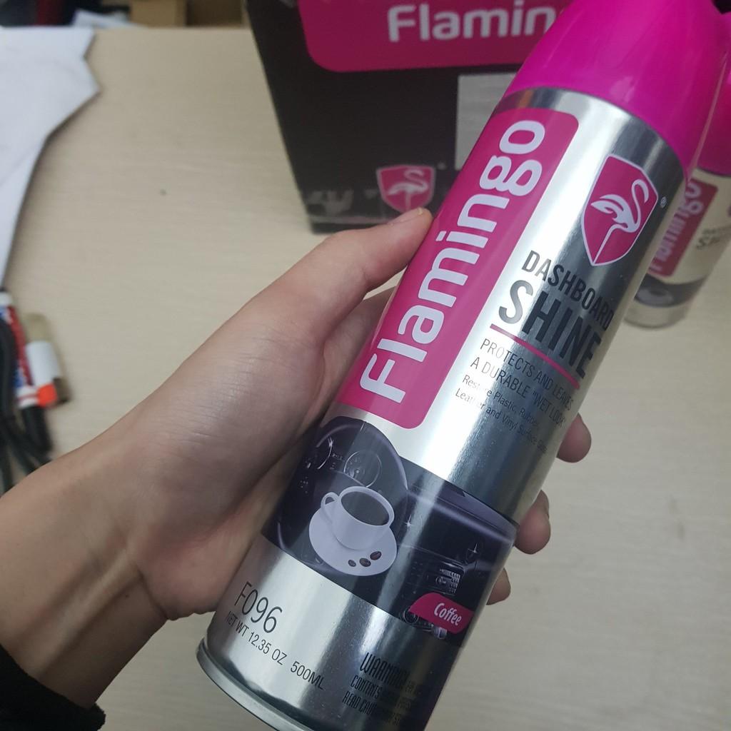 Bình Xịt Dưỡng Bóng Da Và Đồ Nội Thất Flamingo – Hương Cà Phê