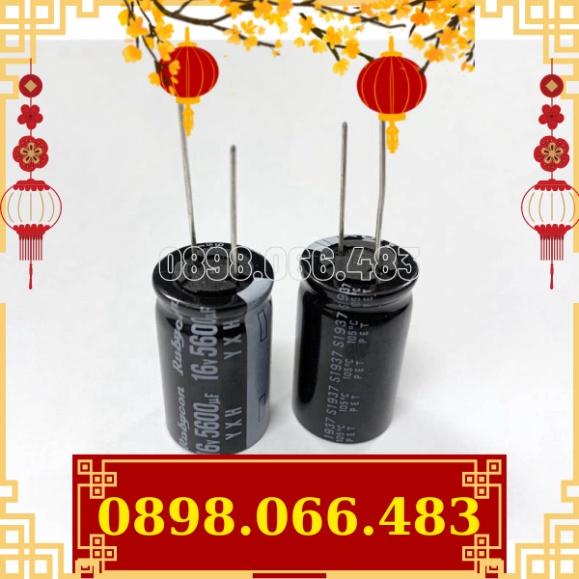 Tụ điện Rubycon 5600uF 16V mới về