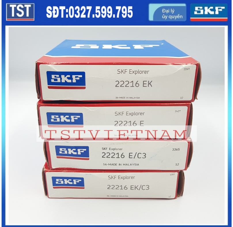 Vòng bi bạc đạn SKF 22216 E/C3