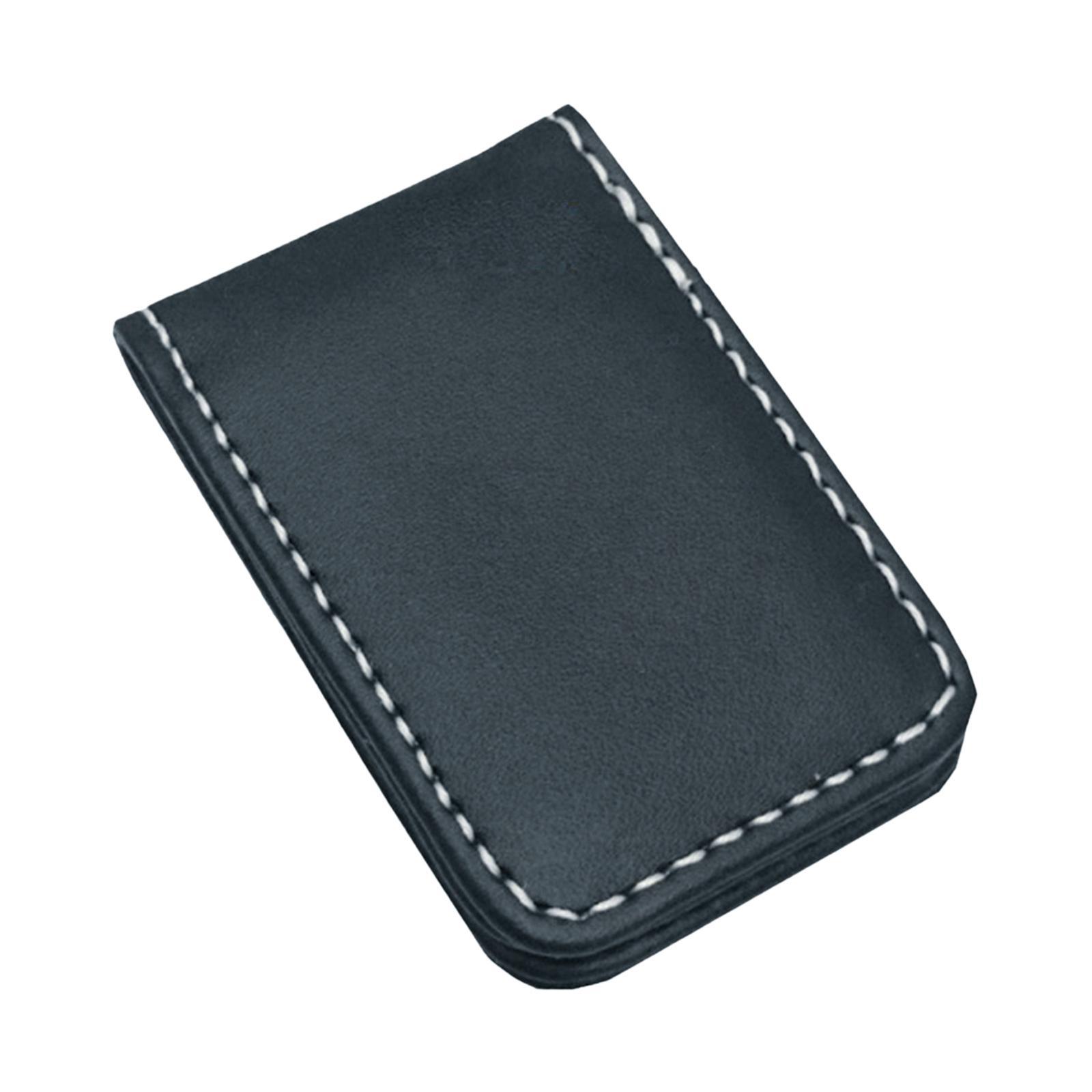 Pocket Clip ID Card Holder Wallet Black_60x41x8mm