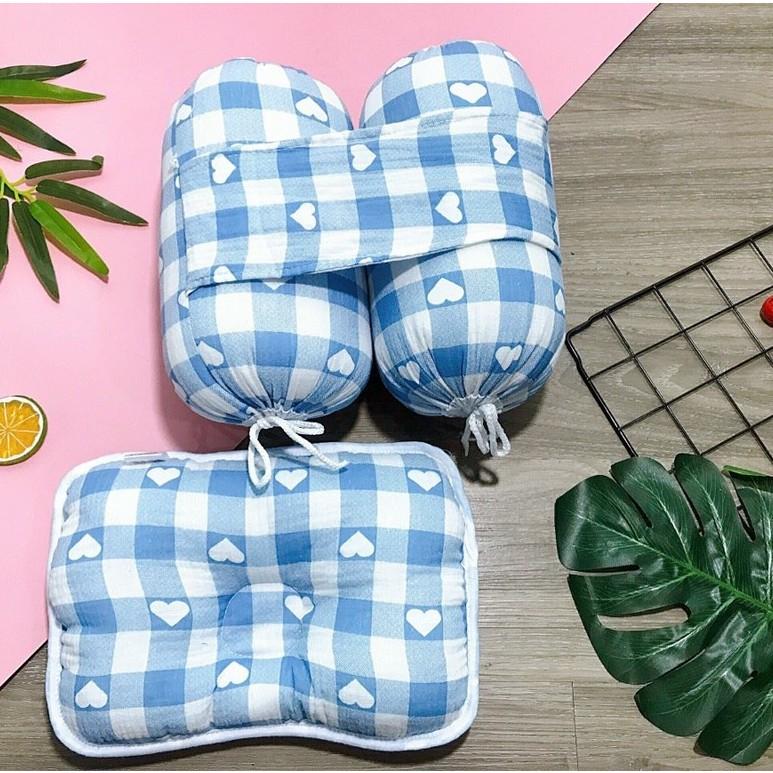 Bộ gối chặn sợi tre và bông ORGANIC cho bé sơ sinh