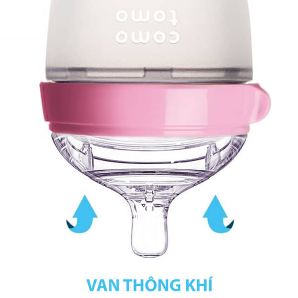 Bình Sữa Comotomo Silicone - Hồng (150ml)