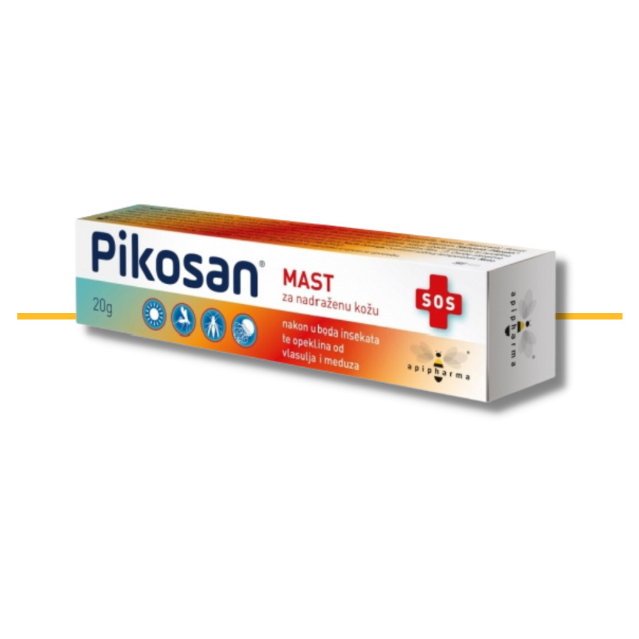 Pikosan ointment - Giúp dưỡng ẩm và làm dịu da khô, da bị kích ứng, làm lành vết thương nhỏ sau khi bị côn trùng cắn, do chạm phải loài sứa và hải quỳ... hiệu quả