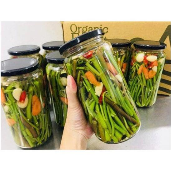 Hũ thủy tinh 1000ml nắp thiết
