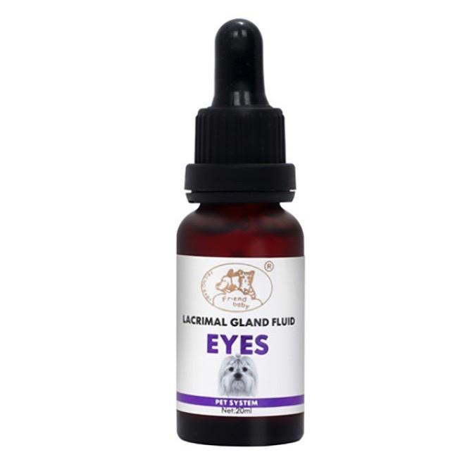 SIRO UỐNG Trị chảy nước mắt Giảm ố lông vùng mắt CHO CHÓ MÈO THÚ CƯNG Lacrimal Gland Fluid EYES Chai 20ml