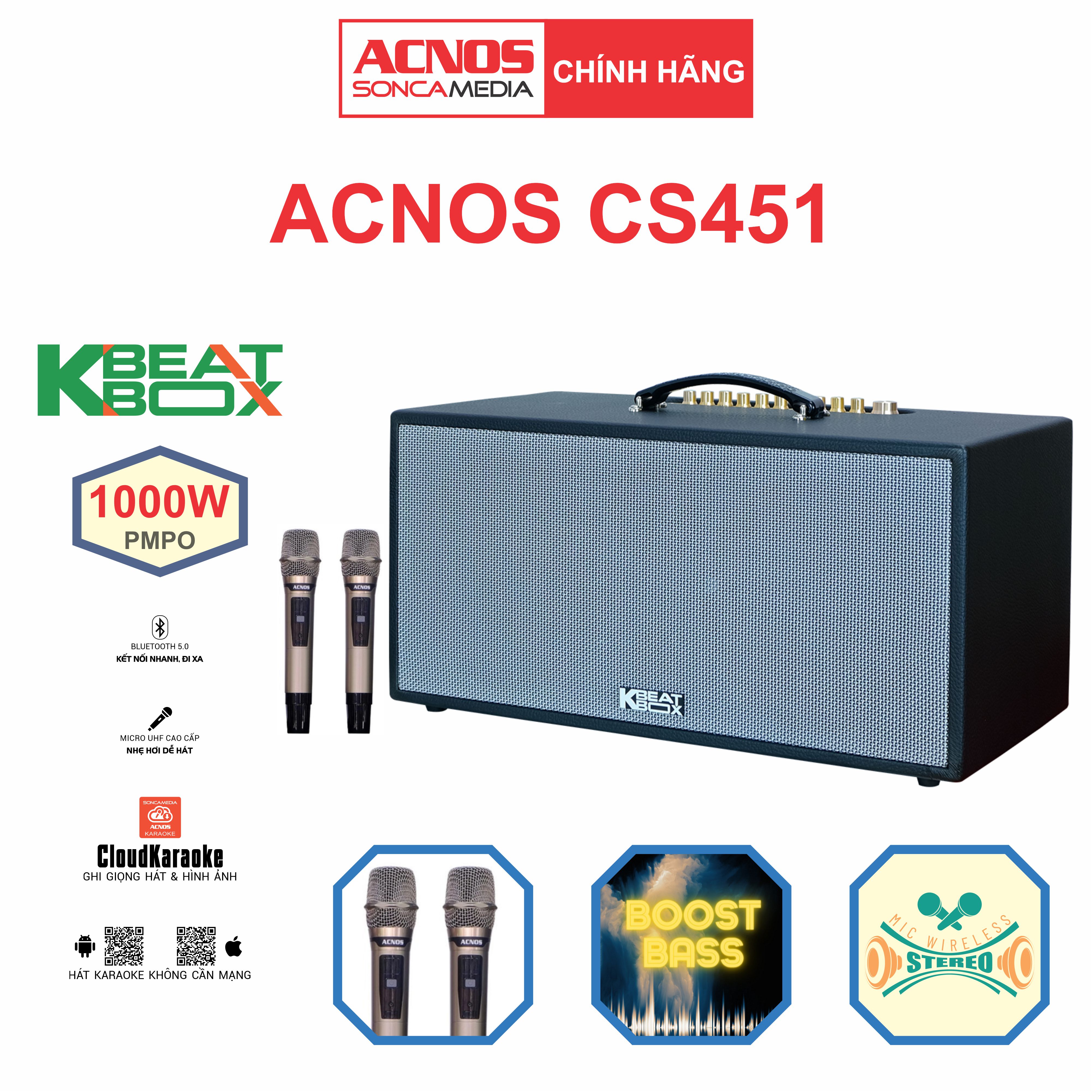 Dàn âm thanh di động xách tay ACNOS CS451