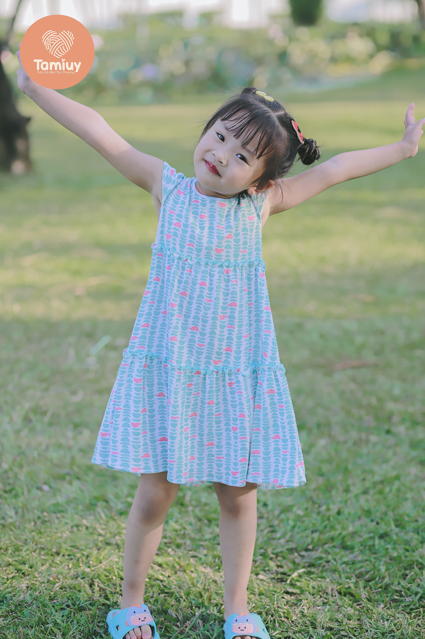 Đầm Thun Baby Doll Bé Gái Tamiuy Họa Tiết Chất Vải Thun Cotton Thoải Mái Dễ Thương Cho Bé 1-10 Tuổi