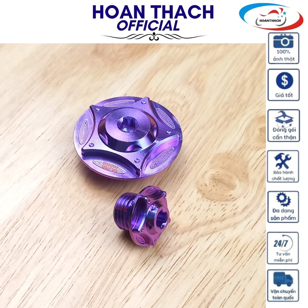 Ốc Mâm Lửa Gr5 Titan dùng cho dòng Xe máy Honda ( Màu Tím ) HOANTHACH SP001860