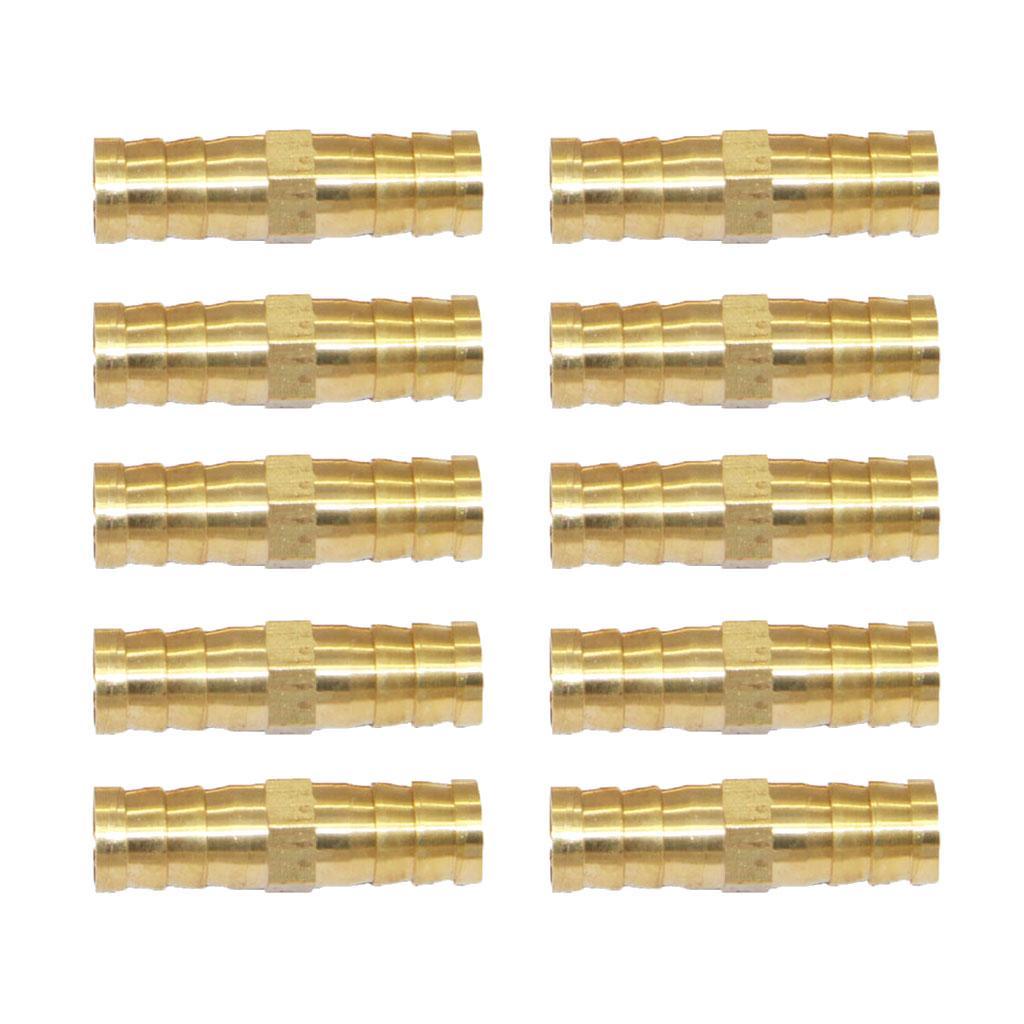 40x Brass Barbed Hose Tube Pipe Pagoda Fitting Coupler Connector 6mm-6mm