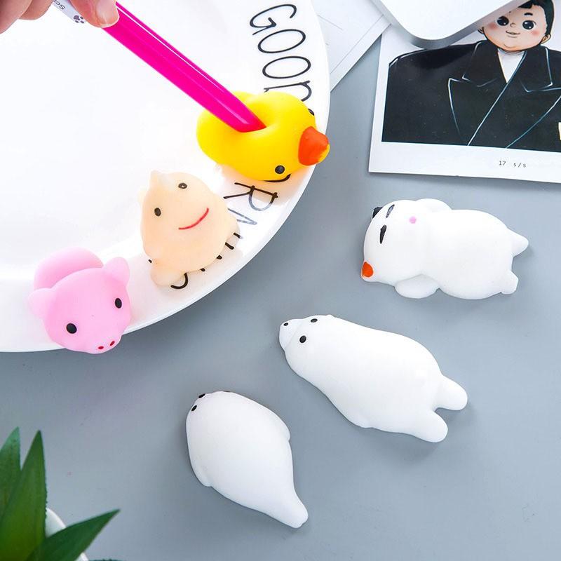 combo 5 Squishy Mochi Dễ Thương , Mềm Bóp Đã mã CQA51 B8 in 1