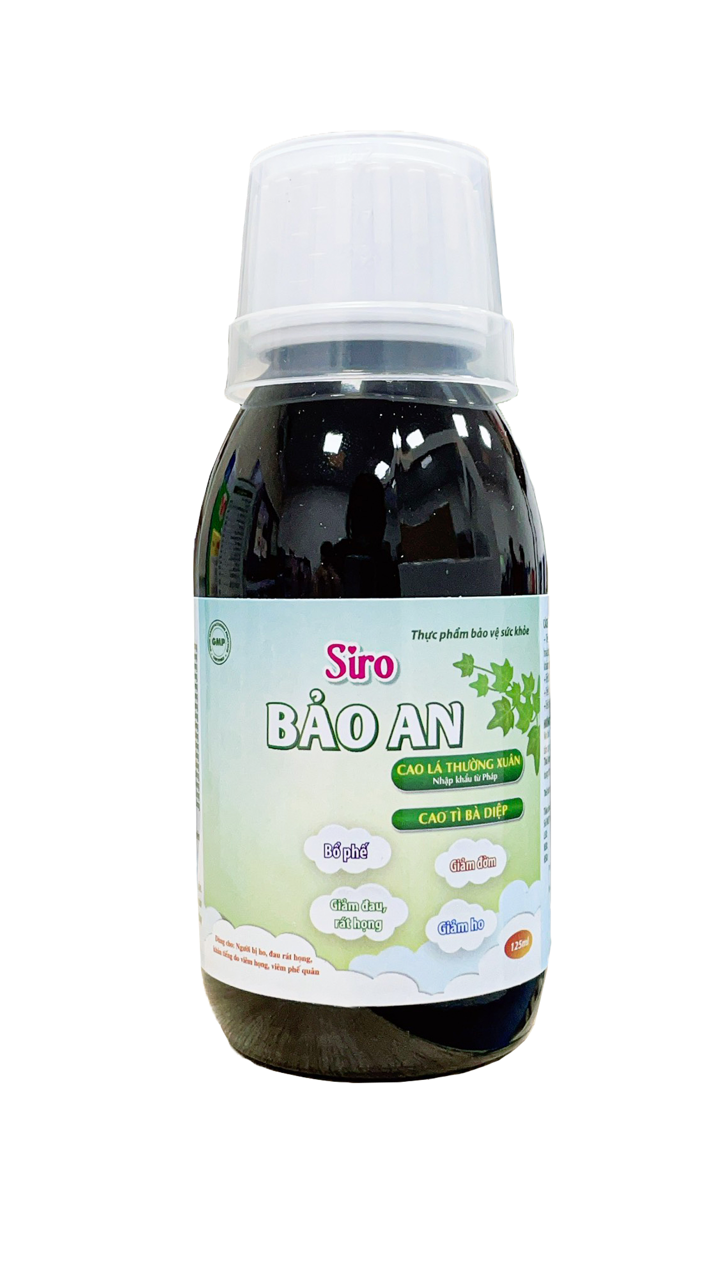 Siro Ho Bảo An Hỗ Trợ Giảm Ho Đờm Đau Rát Họng - Chai 125ml
