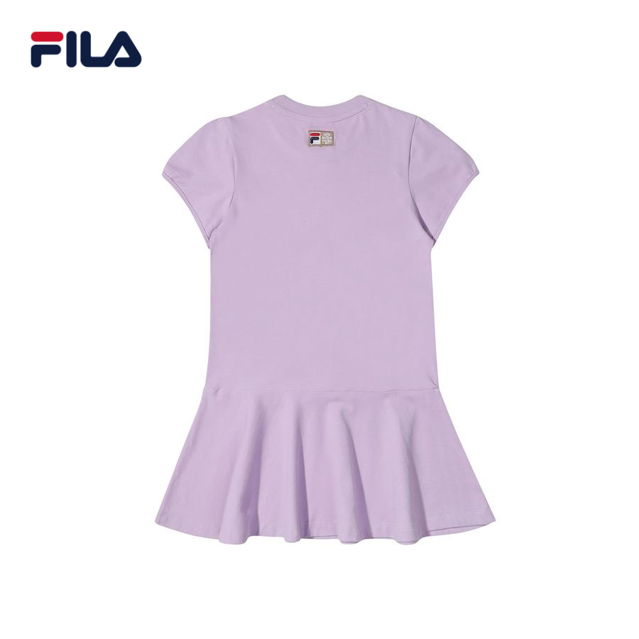 Đầm thun tay ngắn cổ tròn trẻ em Fila Milk On The Rock - FK2OPD2M51F