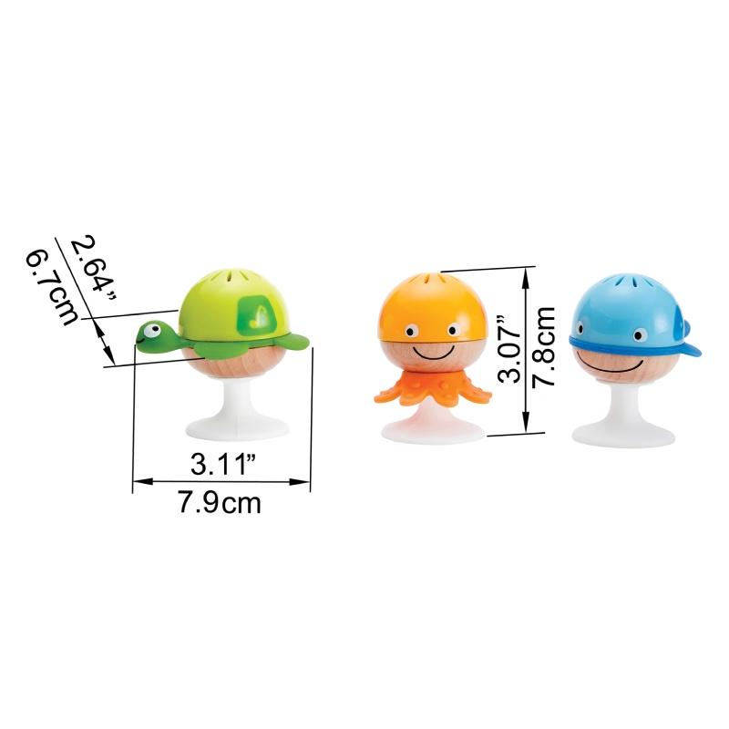 Đồ chơi bằng gỗ Hape bộ động vật dưới biển phát nhạc E0330A