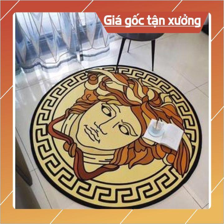 Thảm chân hình tròn - đế cao su chống trơn trượt - cam kết thấm hút tốt