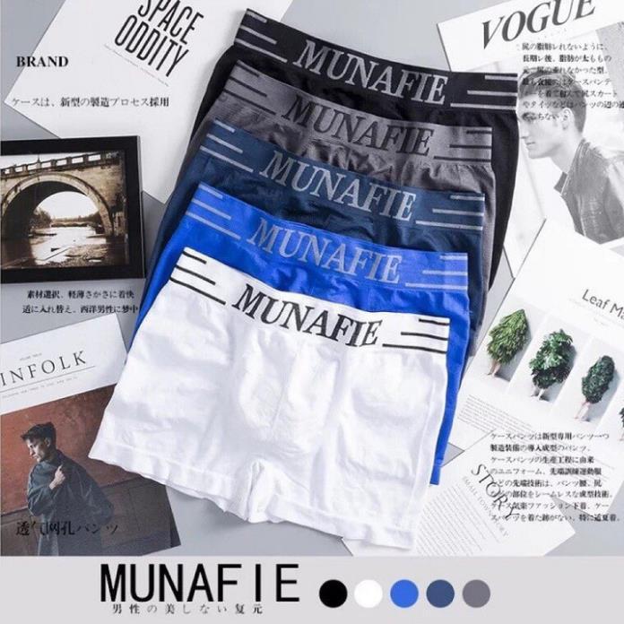 Quần Lót Nam Boxer Dệt Kim Co Giãn 4 Chiều Túi Zip Sang Trọng - MINHSTORE