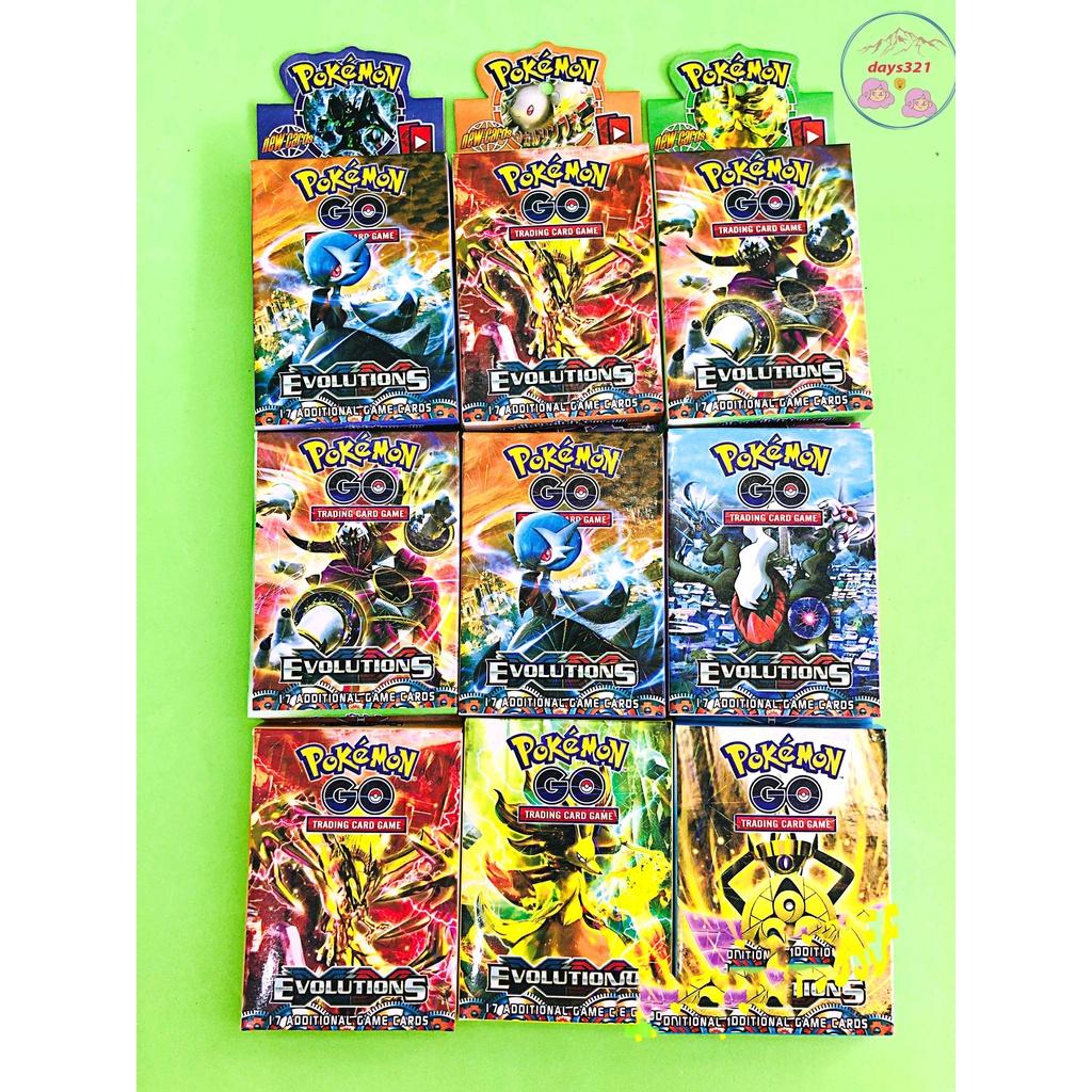 Rhẻ bài pokemon hộp sắt 40 lá Tặng kèm 1 thẻ Vàng Vip