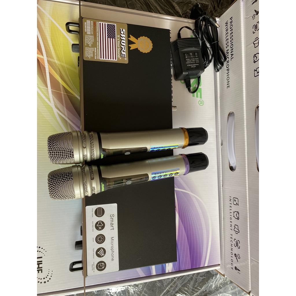 MICRO KARAOKE KHÔNG DÂY SHURE UGX25 PRO - Âm Thanh Cực Hay - Khoảng Cách 200m - Hàng Nhập Khẩu.