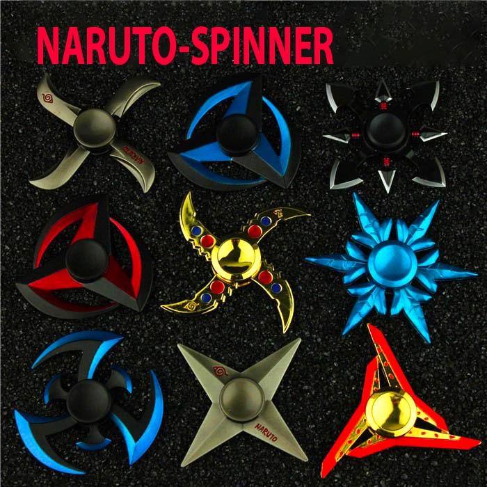 Con Quay Đồ Chơi Fidget Spinner Hình Naruto Among Us Giúp Giảm Stress